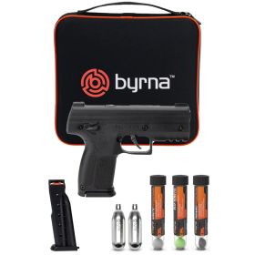 ByrnaÂ® SD Kinetic Non-Lethal CA Legal Projectile Gun Bundle (Color: Black)